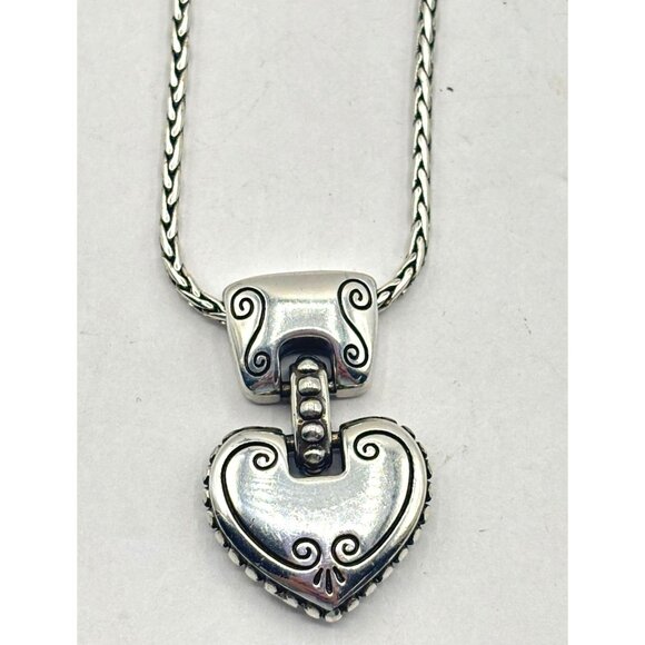 Brighton Reversible Heart Pendant Necklace - Picture 4 of 8